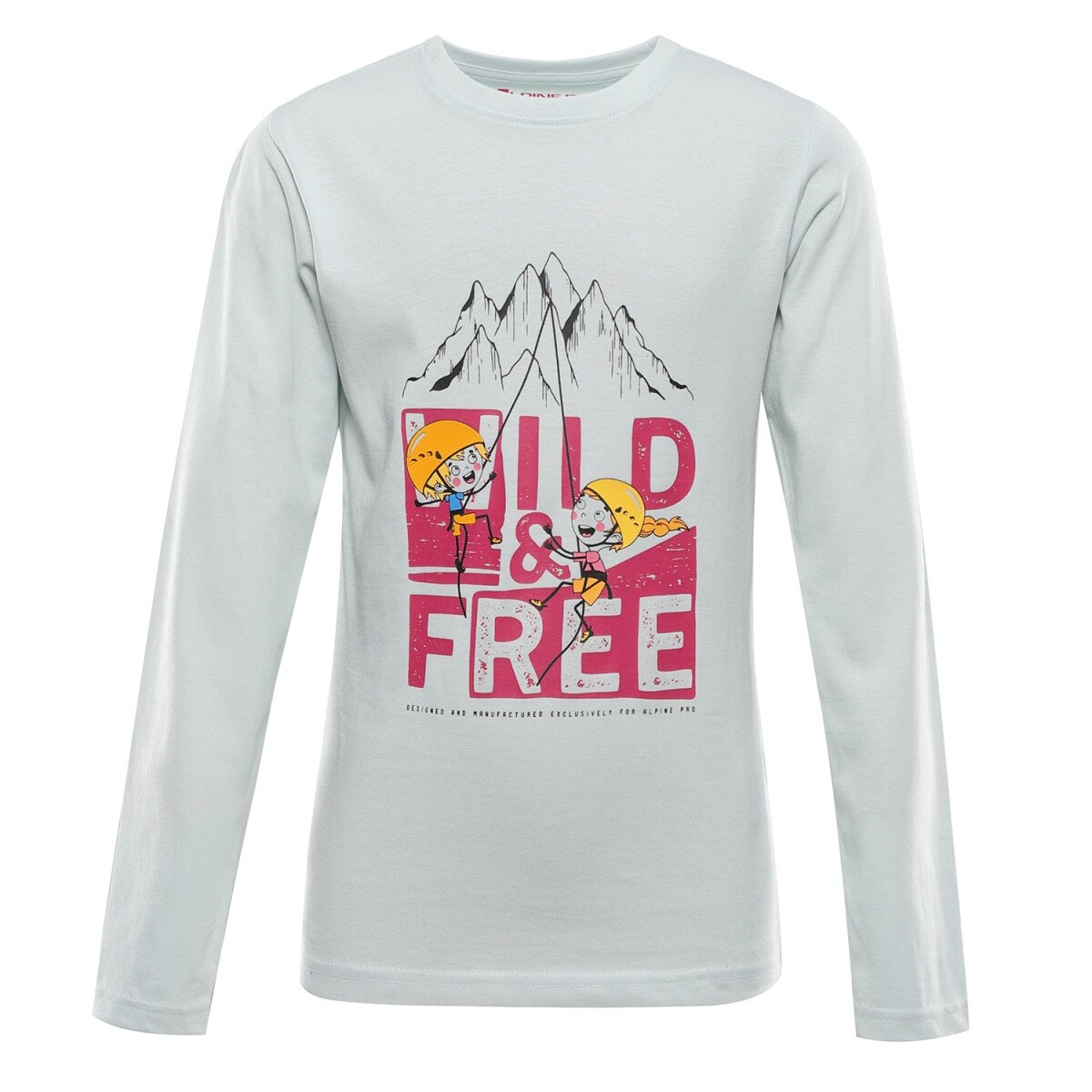 Dětské bavlněné triko alpine pro ecco 2 zelená 92-98