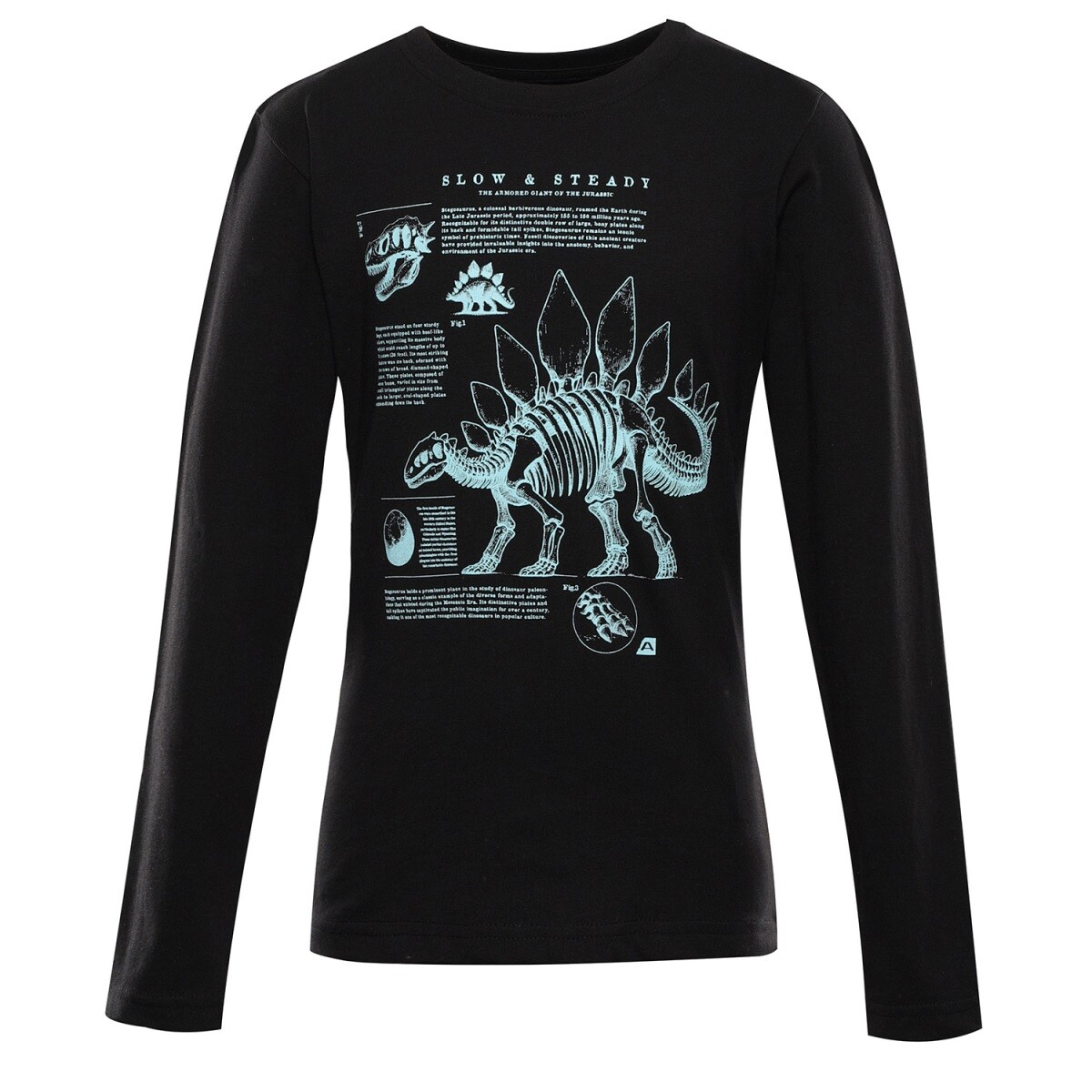 Dětské bavlněné triko alpine pro ecco 2 černá 92-98