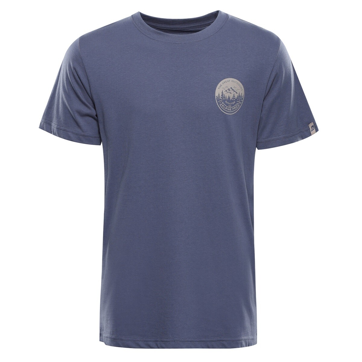 Pánské triko z organické bavlny alpine pro termes 3 šedá xs