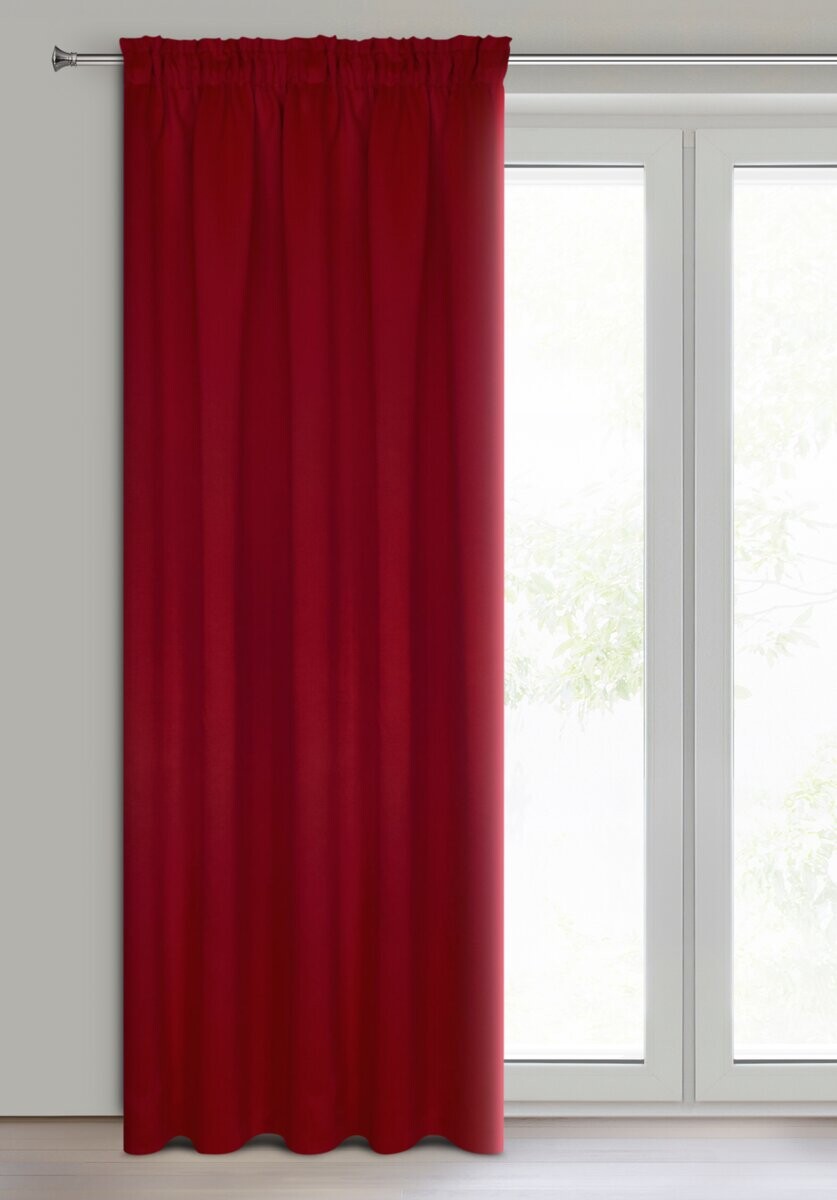 Zatemňovací závěs s řasící páskou 