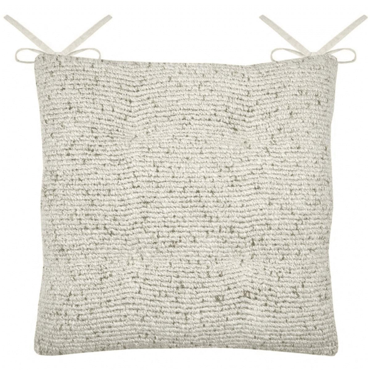 Podsedák na židli AMAZONICA krémová/zlatá 38x38x4 cm France