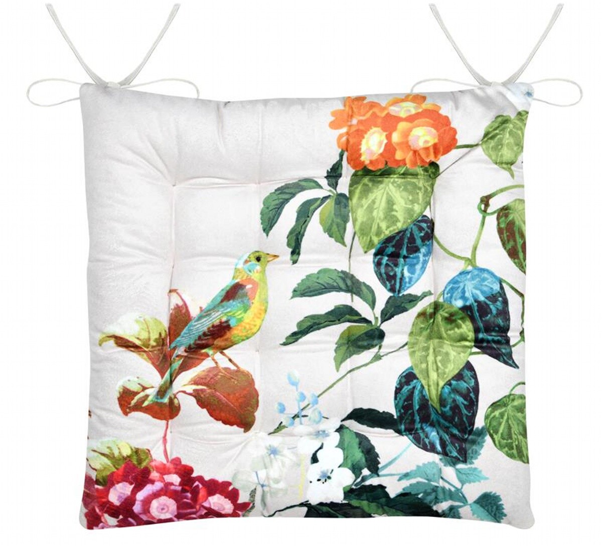 Podsedák na židli EMMY bílá/barevná 38x38x4 cm France