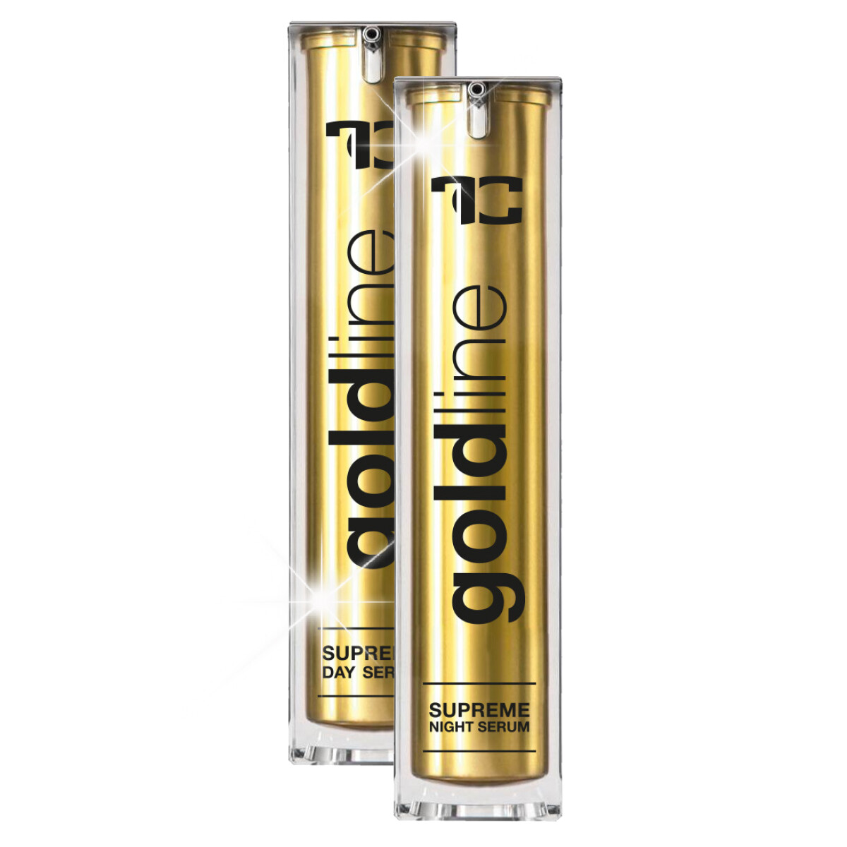 GOLDLINE | dárková sada péče o pleť DEN & NOC s Argirelinem, kyselinou hyaluronovou & Q10 | redukce vrásek & intenzivní regenerace 24/7 50 + 50 ml