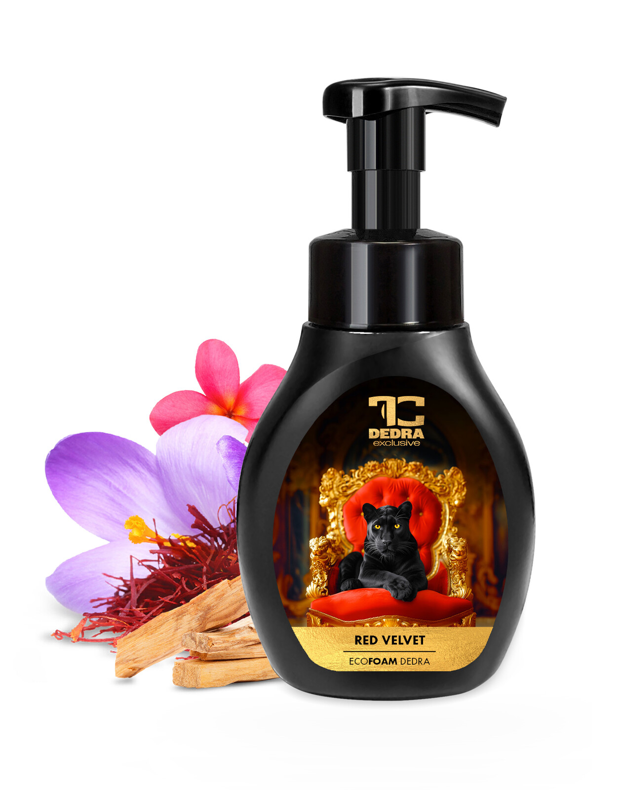 RED VELVET | šetrné pěnové mýdlo na ruce & tělo | 300 ml
