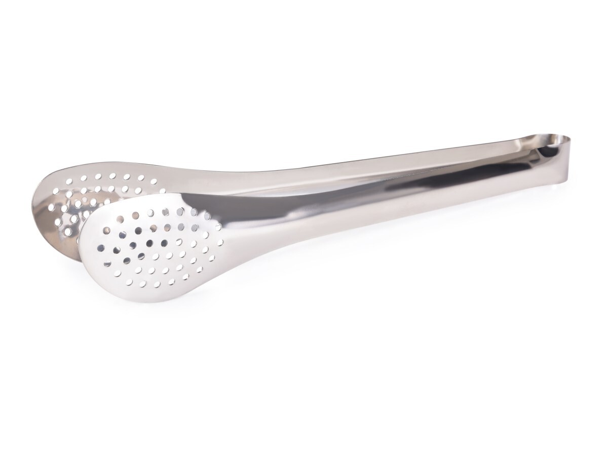CHEF | nerezové děrované kuchyňské kleště | 29 cm