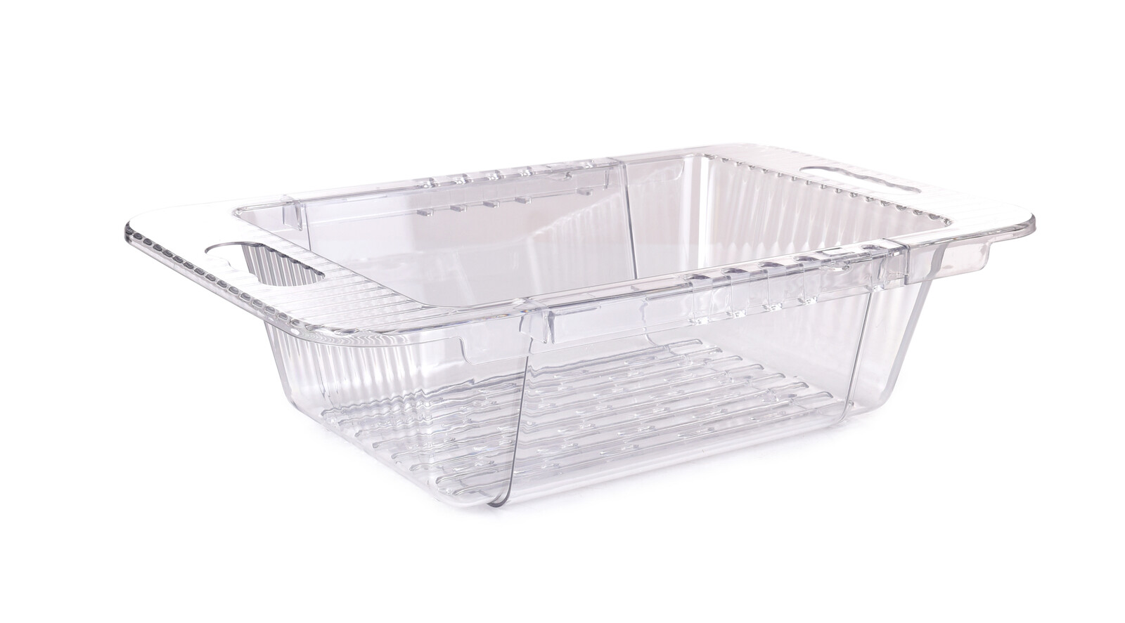 Nastavitelný odkapátor | cedník do dřezu | průhledný