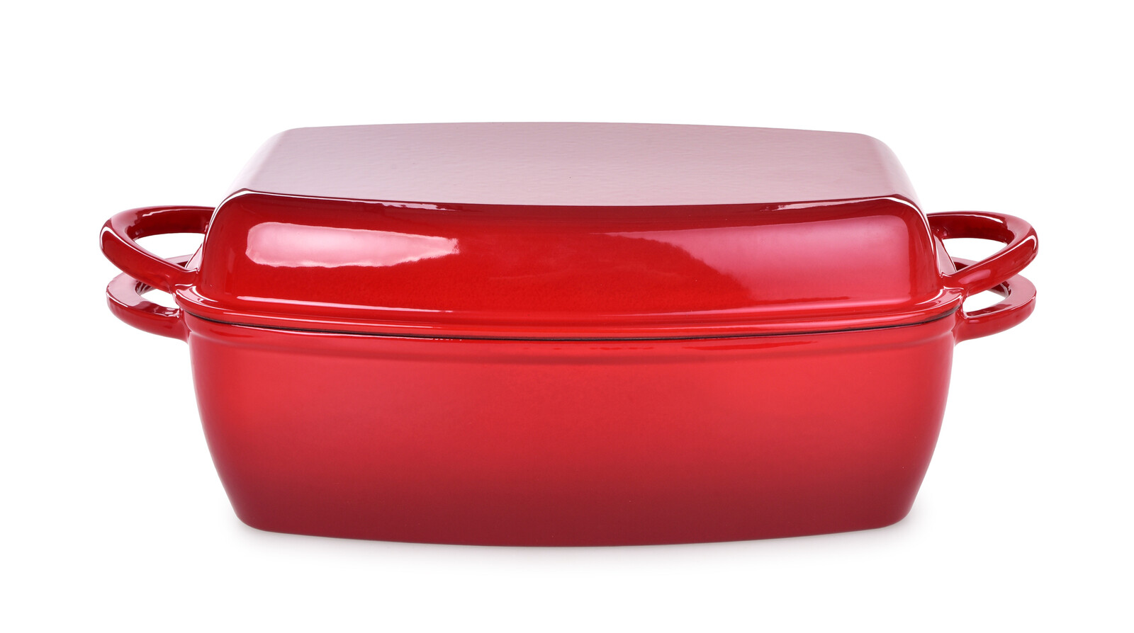 MASSIVE | velký litinový pekáč 2v1 s grilovacím víkem | RÔTISSOIRE | 4,7 L + 2 L