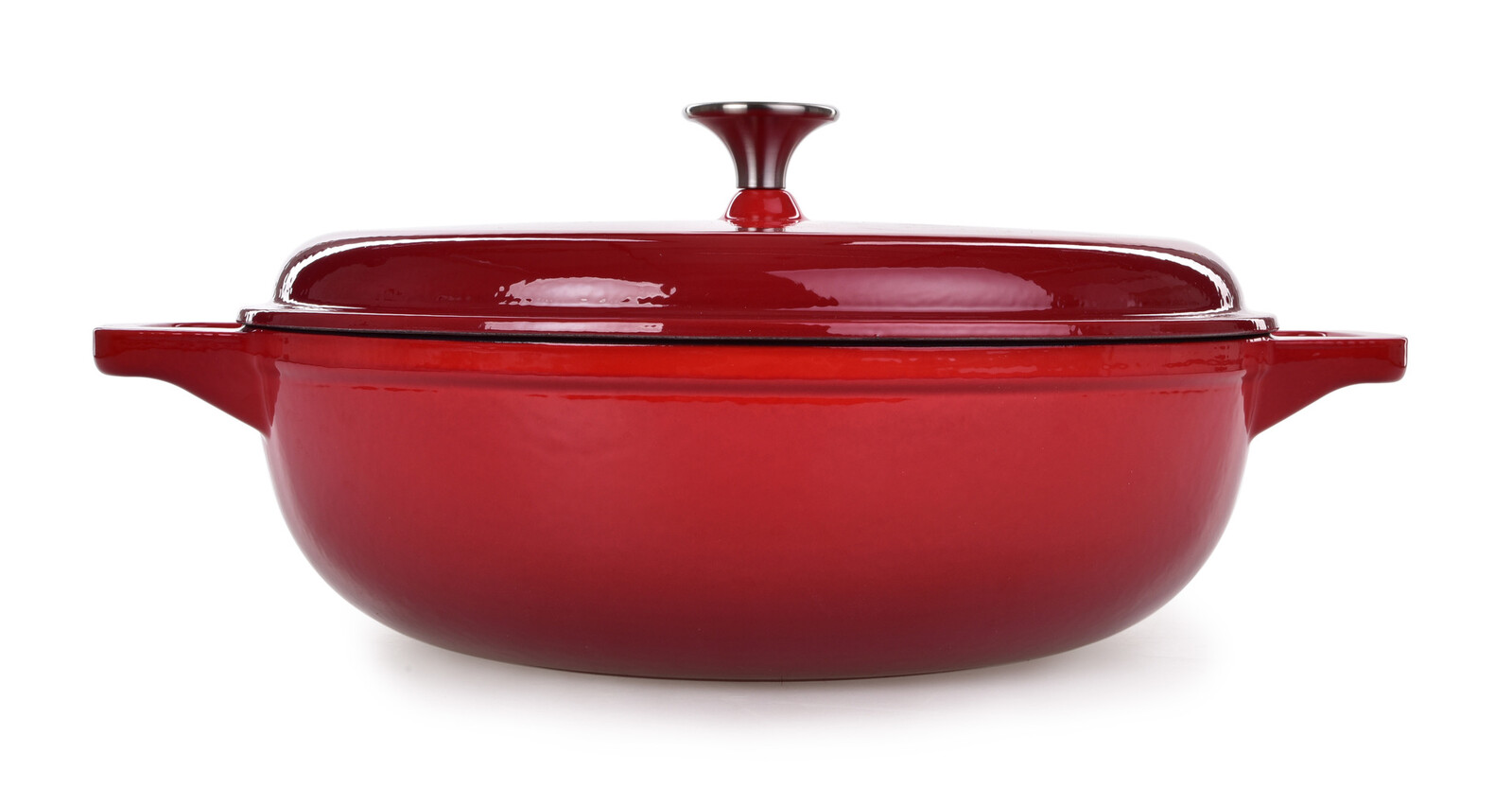 MASSIVE | litinový kulatý hrnec s poklicí | CASSEROLE | 4,5 L