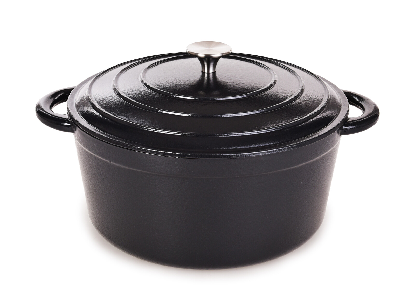 MASSIVE | litinový kulatý hrnec se samopodlévací poklicí | COCOTTE | 6,5 L