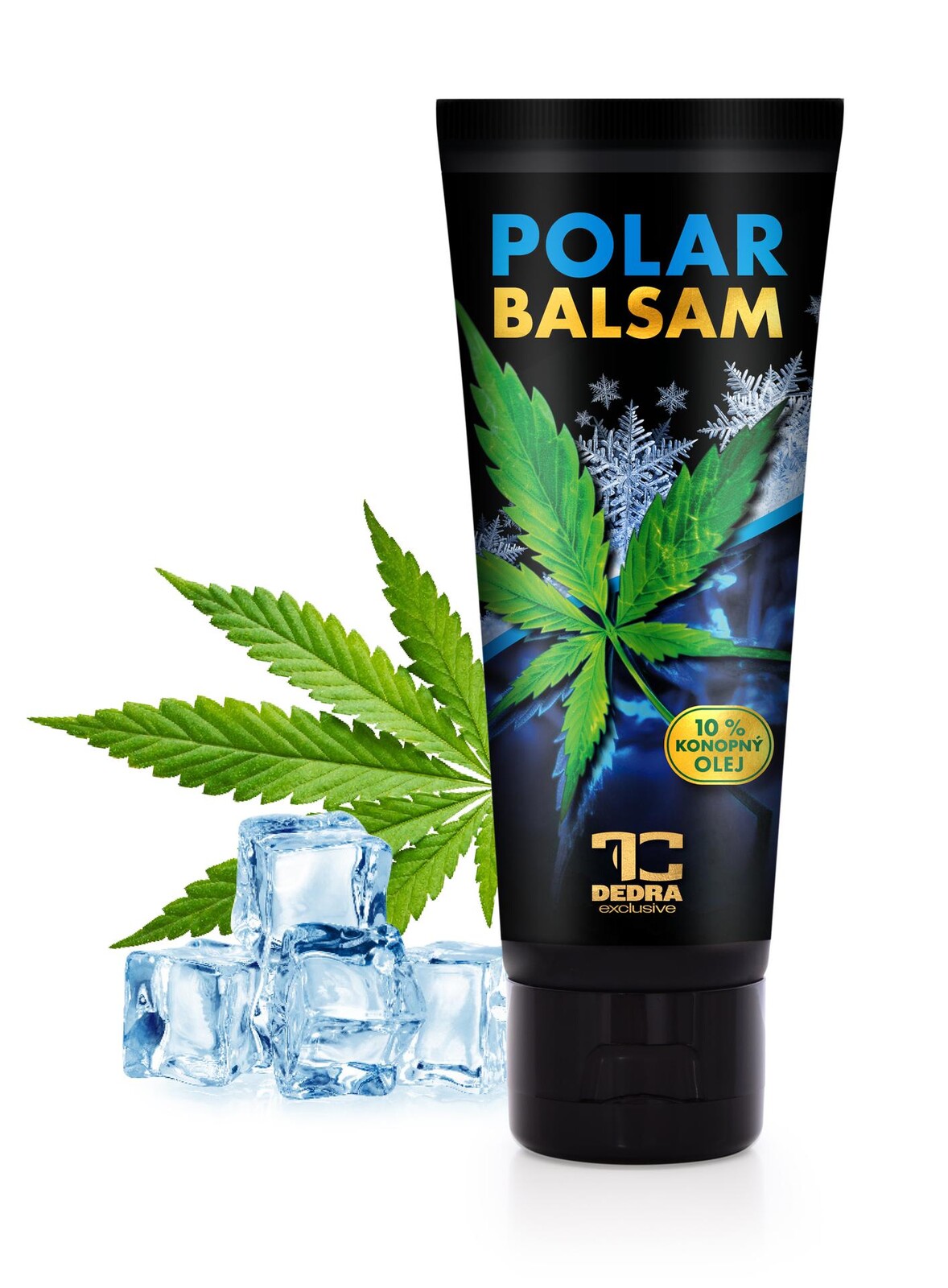 POLAR BALSAM | chladivý konopný balzám pro masáž pokožky při svalové únavě | 200 ml
