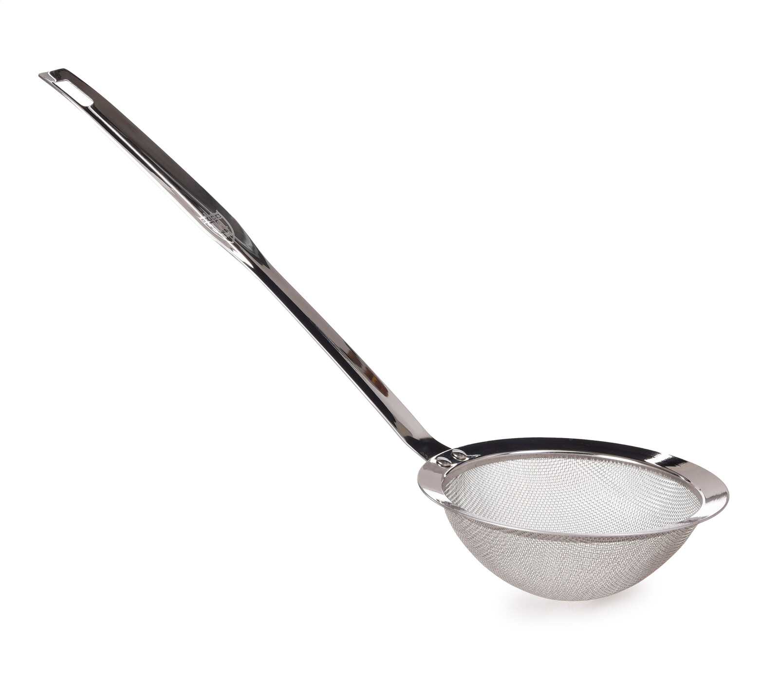 CHEF | nerezové sítko cedník s dlouhou rukojetí | 12 cm