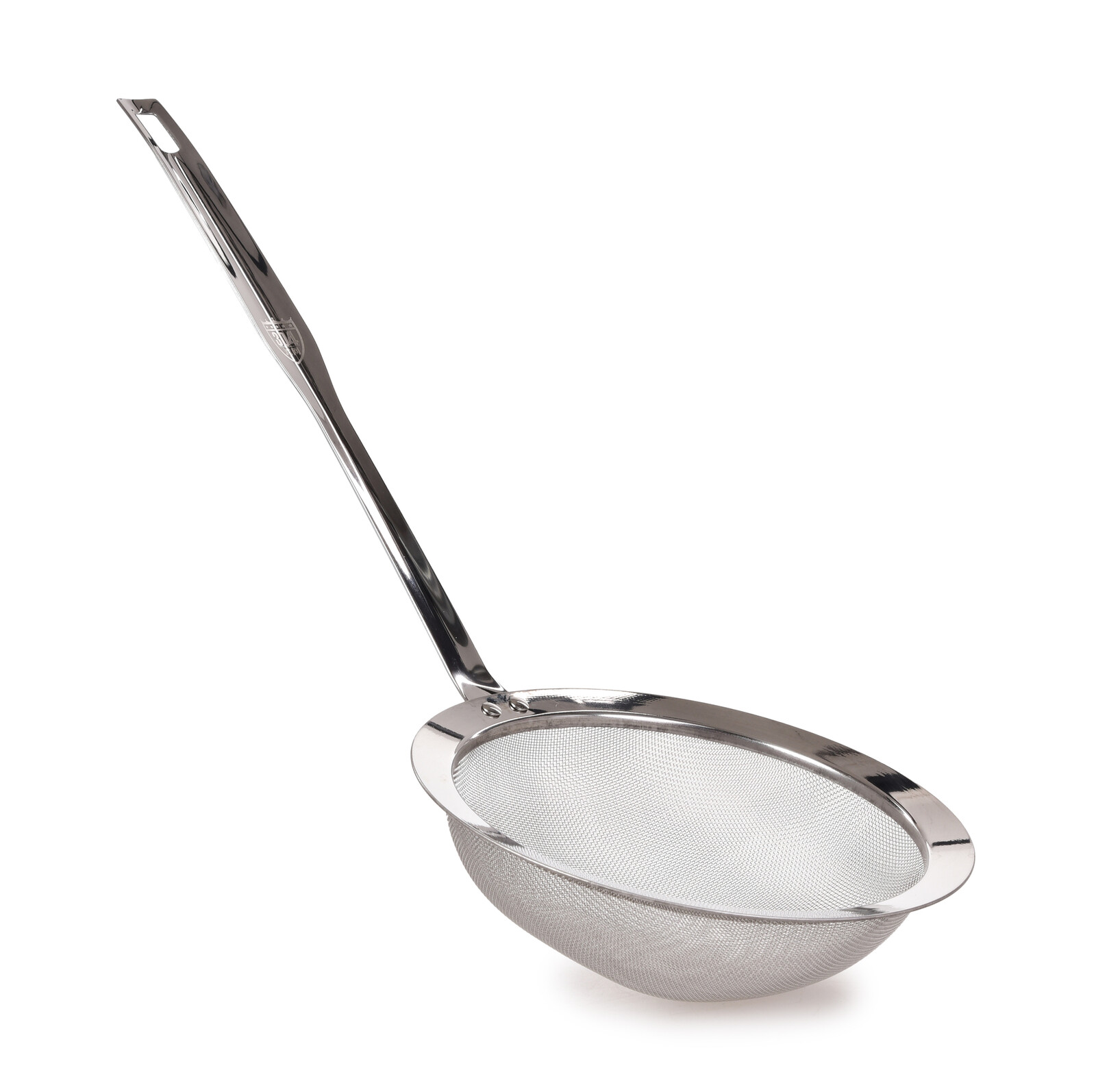 CHEF | nerezové sítko cedník s dlouhou rukojetí | 16 cm