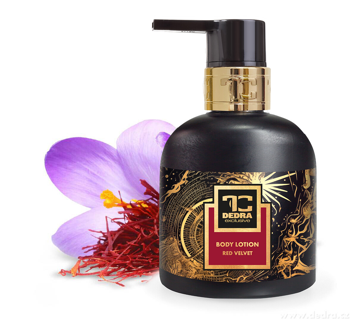 RED VELVET | zvláčňující tělové mléko s mandlovým olejem | 320 ml