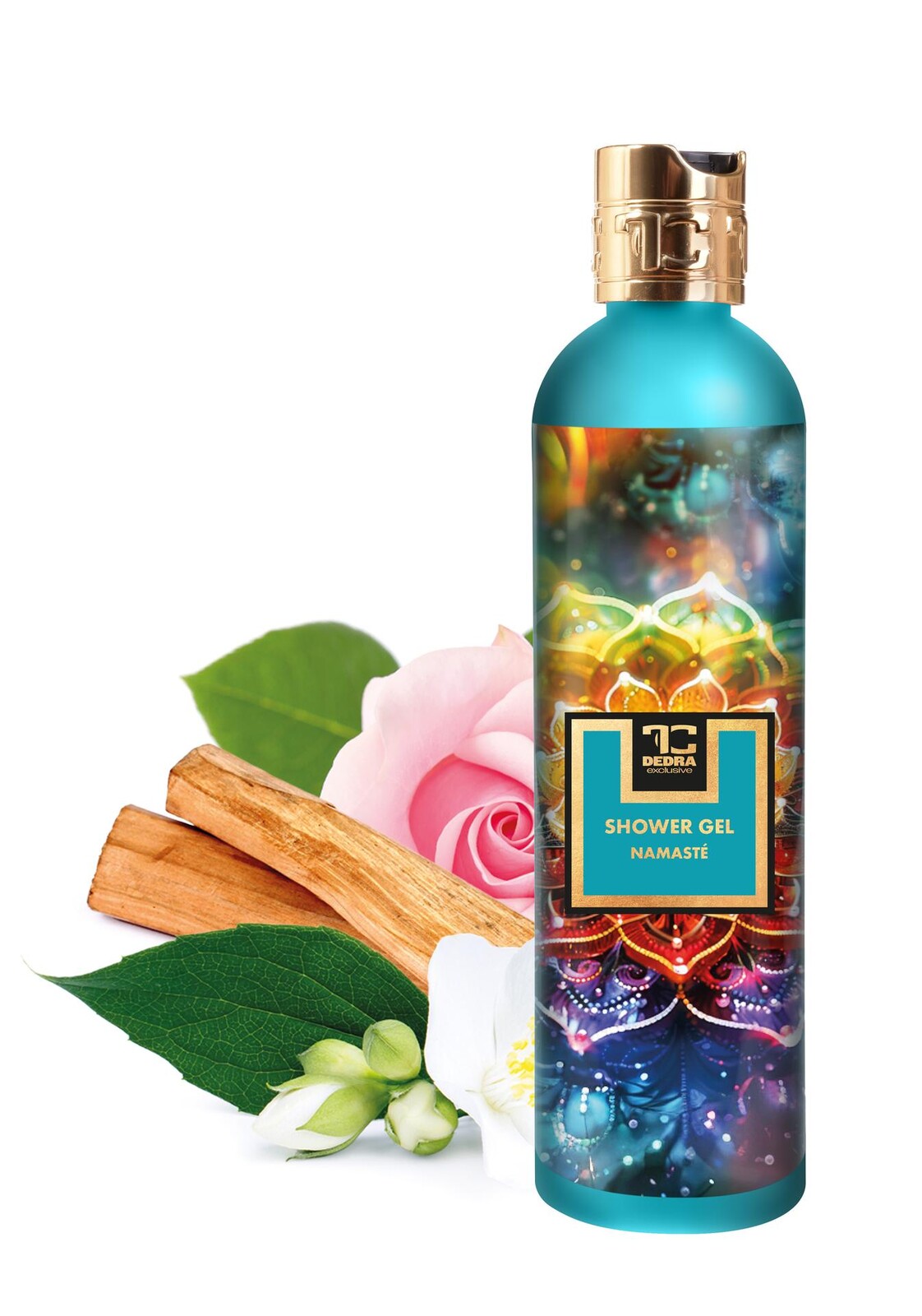 NAMASTÉ | exkluzivní šetrný sprchový gel s glycerinem & Aloe vera | 320 ml | LEGENDS