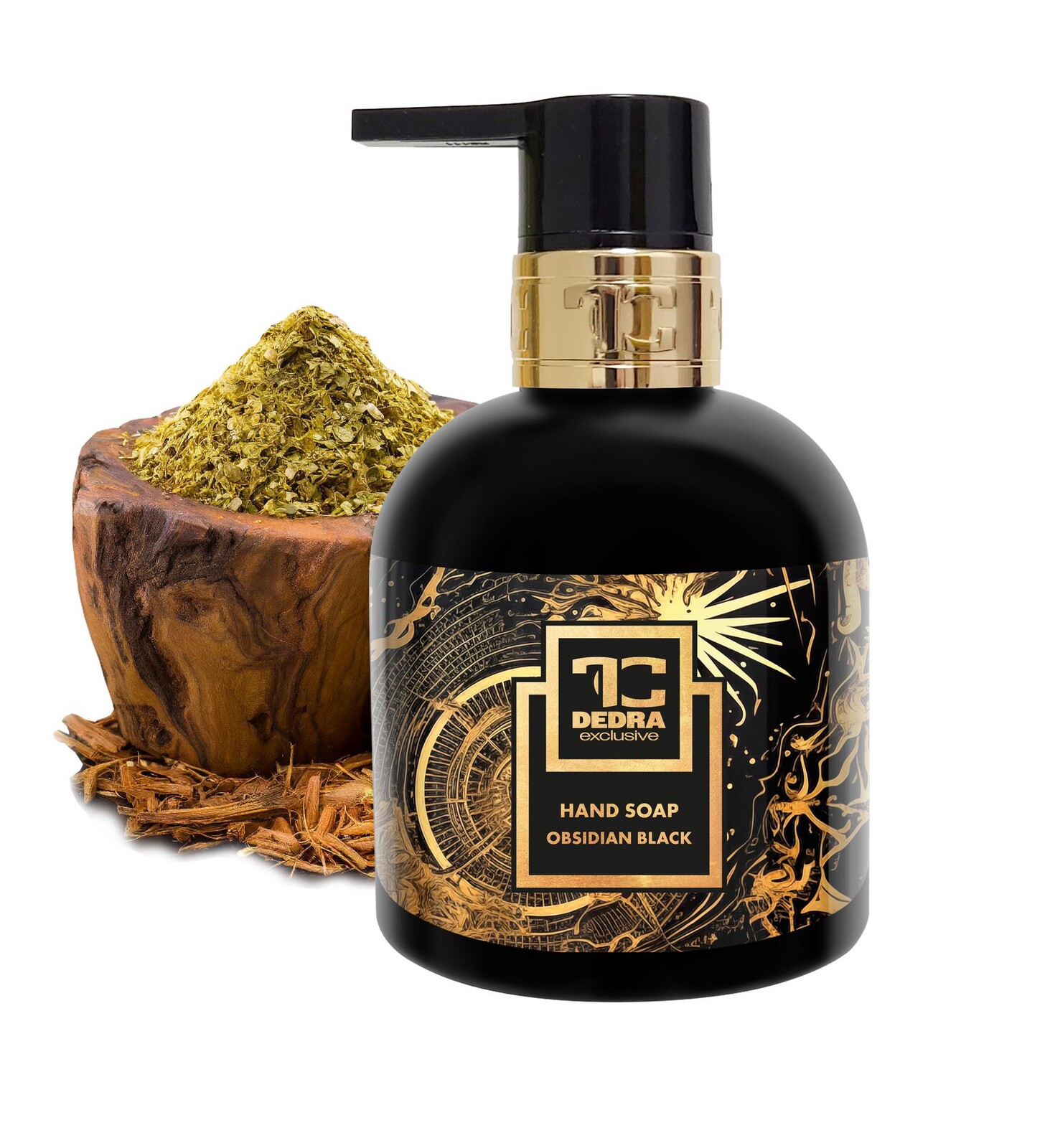 OBSIDIAN BLACK | exkluzivní šetrné tekuté mýdlo s glycerinem & Aloe vera | 320 ml