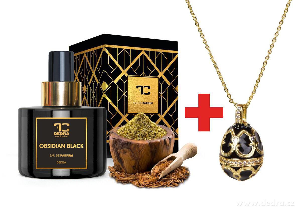 OBSIDIAN BLACK | Eau de Parfum (EDP) + náhrdelník ZDARMA | 100 ml