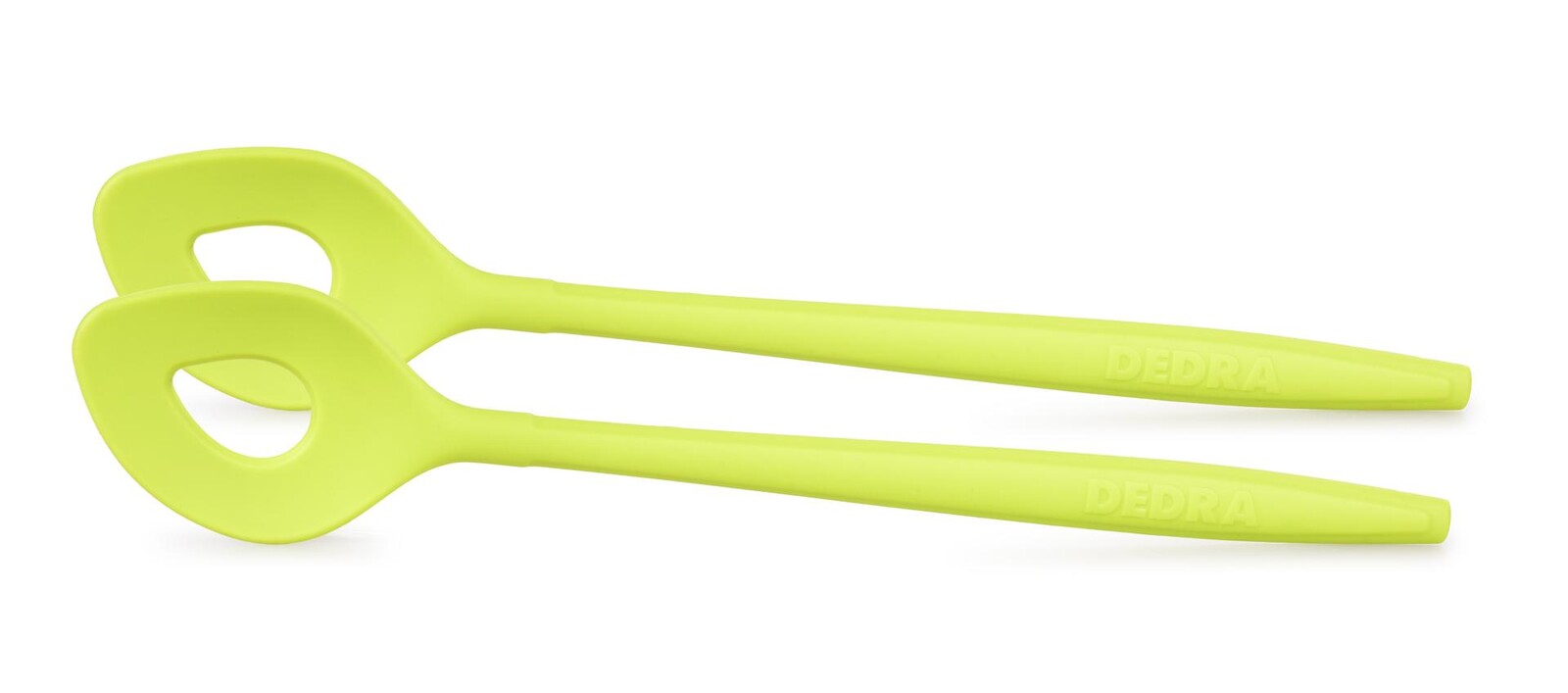 2 ks LEGENDS | silikonová vařečka s otvorem a kovovým jádrem | 30 cm zelená