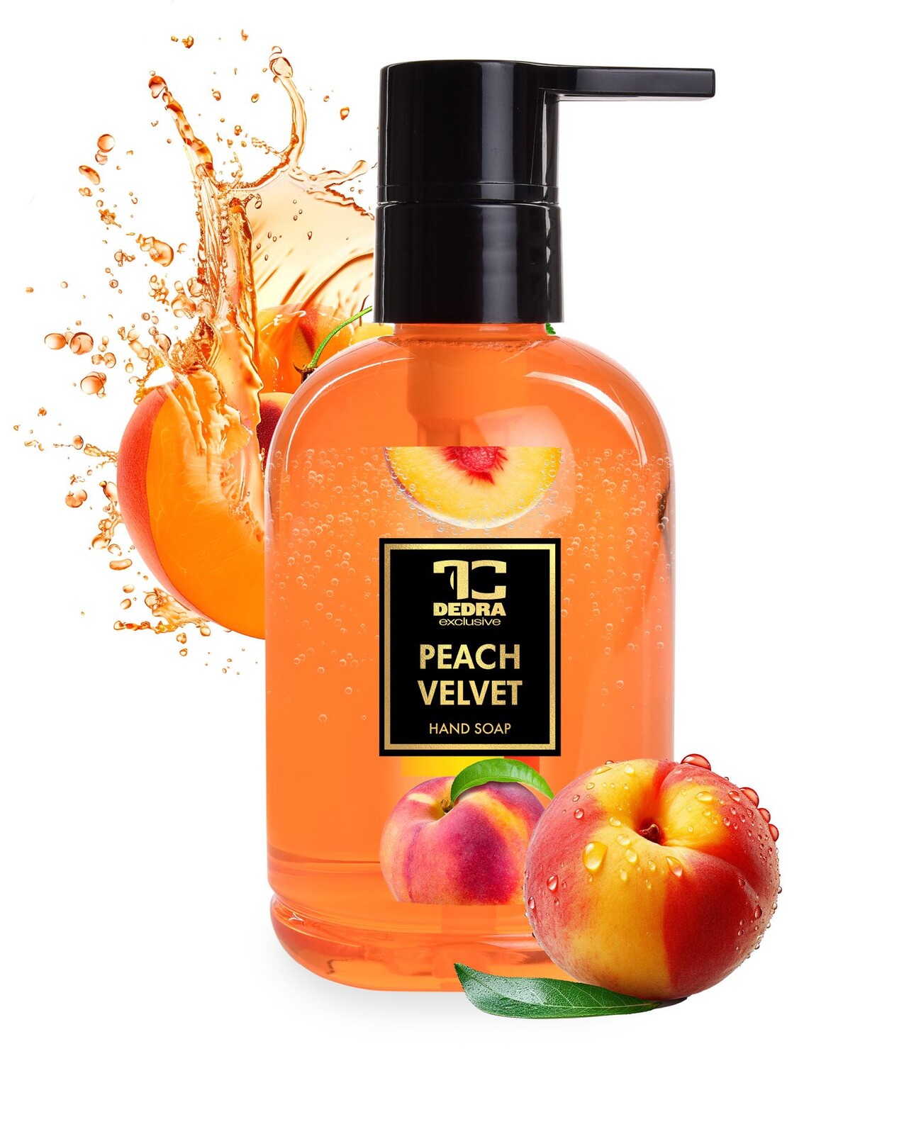 PEACH VELVET | šetrné tekuté mýdlo s glycerinem | 310 ml | FRUITY EDITION
