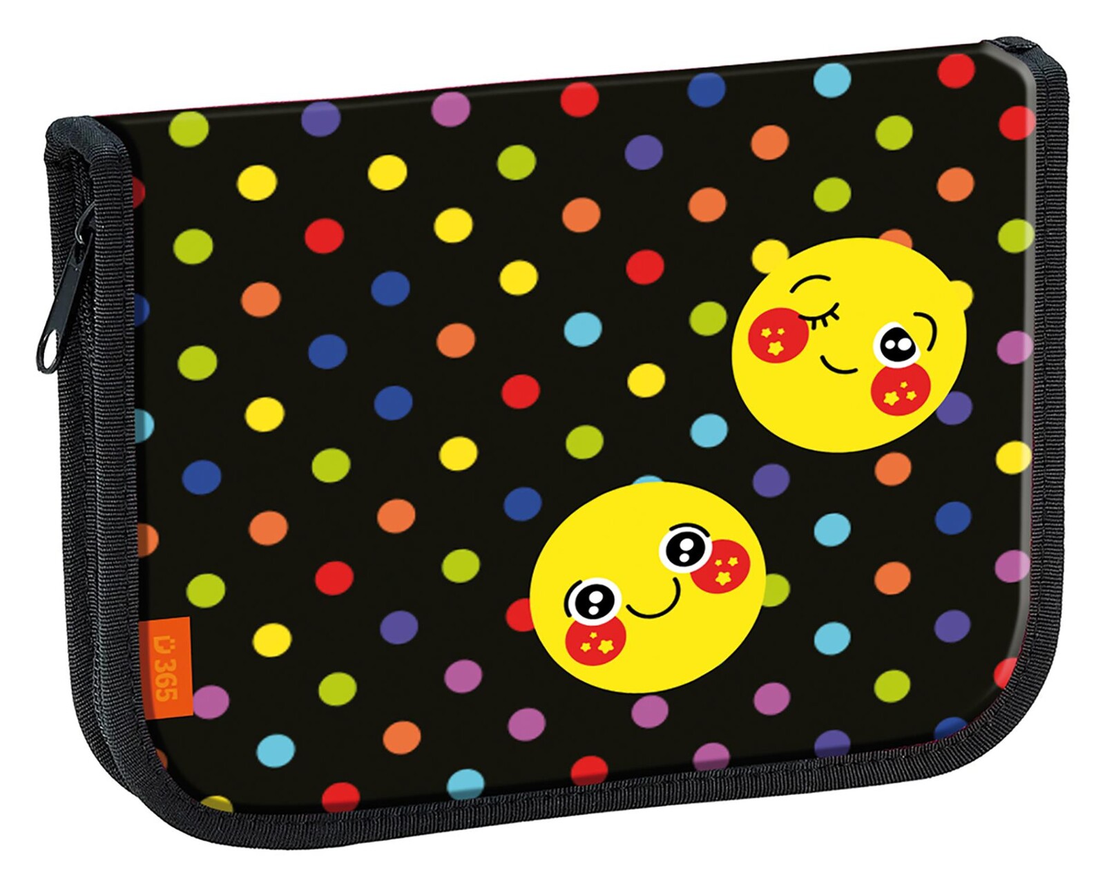 Penál jednopatrový - 2 chlopně, Smiley