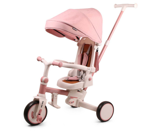 Dětská tříkolka MILLY MALLY Zippy růžová