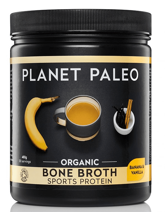 PLANET PALEO - BIO SUŠENÝ PROTEIN (NEJEN) PRO SPORTOVCE - BANÁNOVO-VANILKOVÁ PŘÍCHUŤ EXP. 6/2023