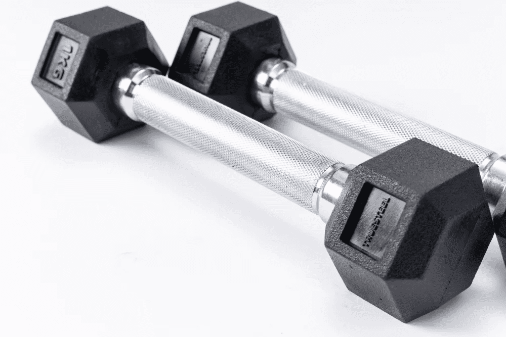 TRUESTEEL Hexagonální jednoruční činky sada 1 - 10 kg