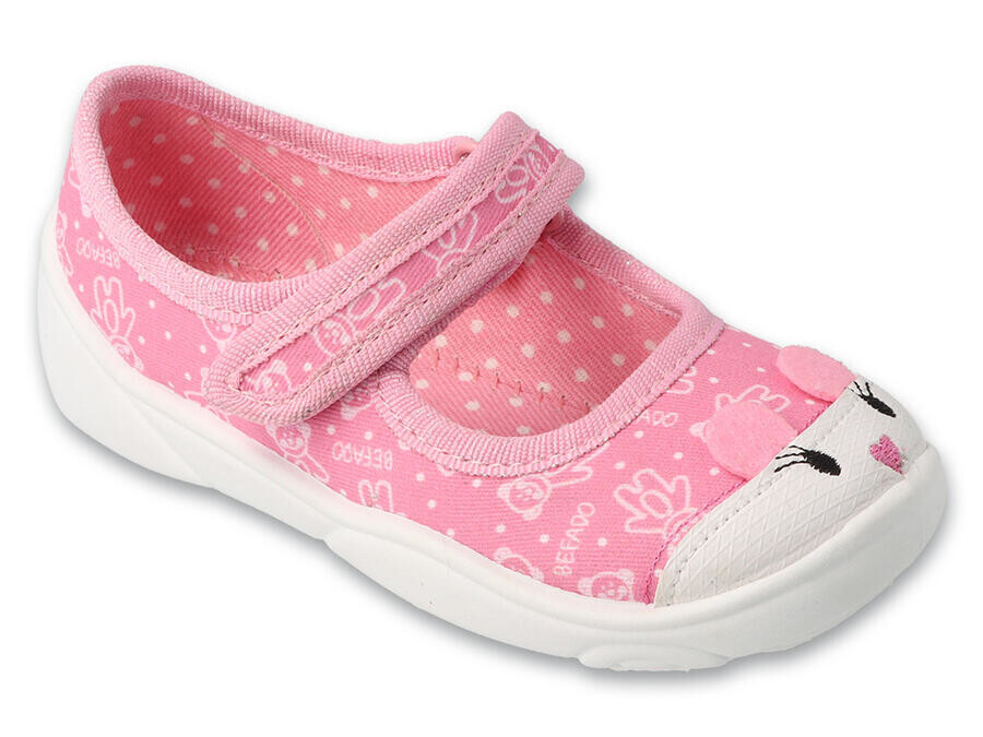 BEFADO 209P041 dívčí balerínky růžové ouška 23 209P041_23