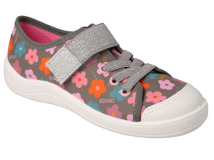 BEFADO 351Y038 dívčí tenisky 1SZ kytičky 31 351XY038_31