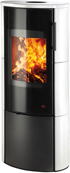 Haas+Sohn Kachlová kamna BRILLO, slonová kost/černá