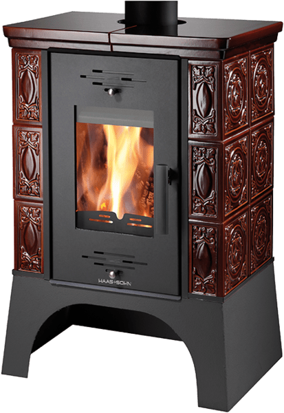 Haas+Sohn Kachlová kamna EMPOLI, hnědá