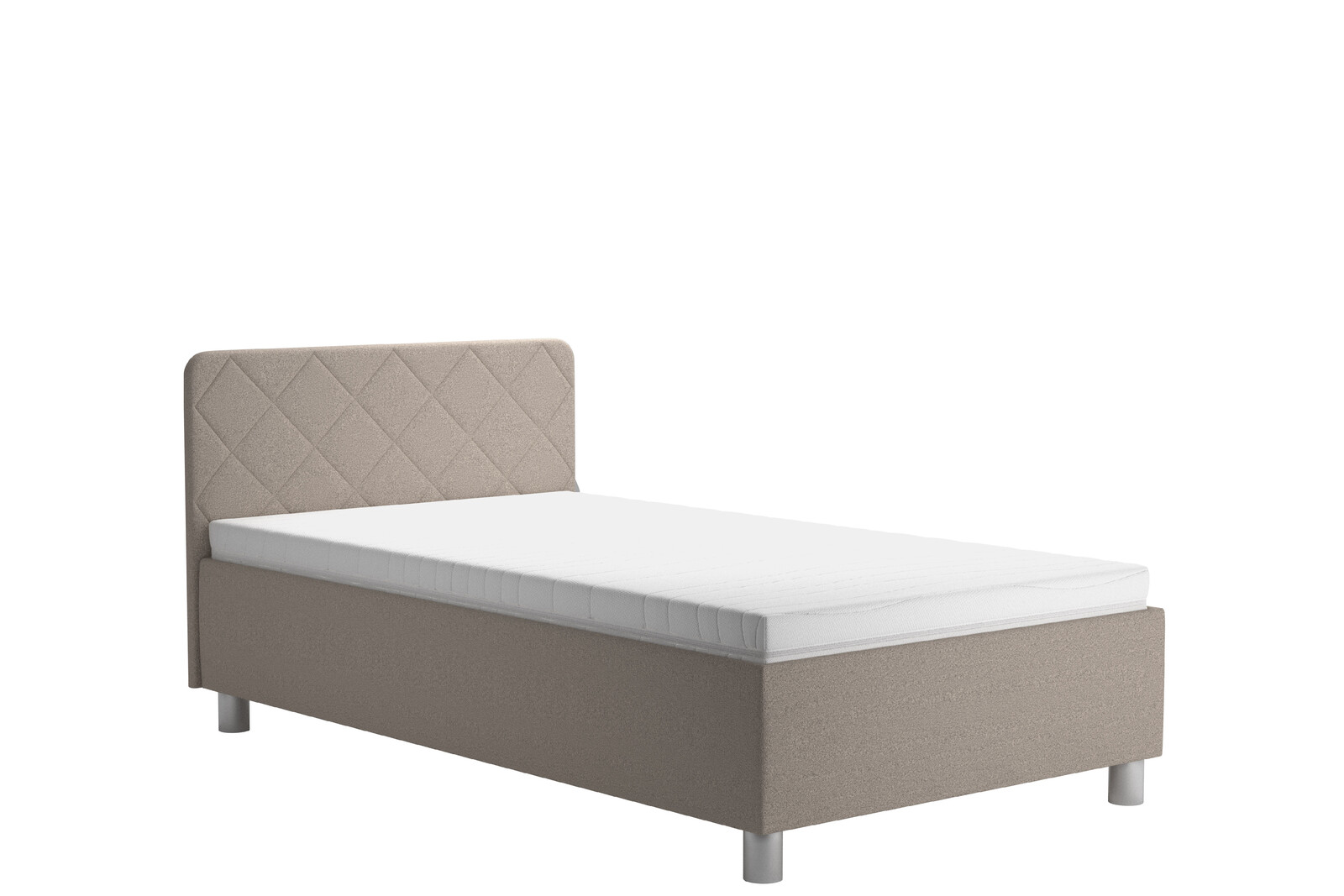 Válenda Fiona - 110 cm / Malmo New 8 + krátké čelo + matrace Nelly Rozměry: 110 x 200 cm, Matrace: Nelly, látka: Malmo New 8