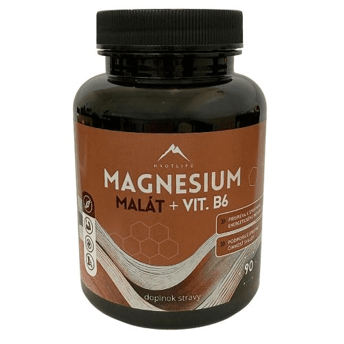 HROTLIFE Magnesium malát + vitamín B6 90 kapslí