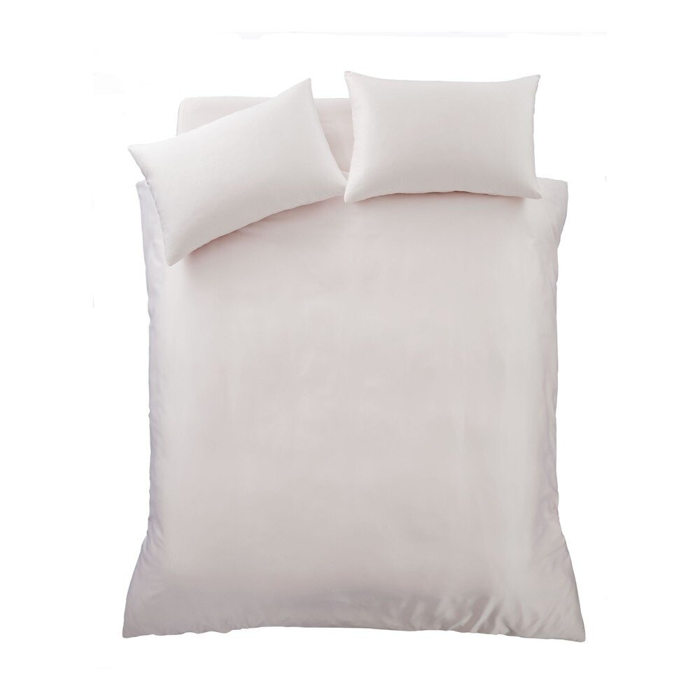 Růžové saténové povlečení na dvoulůžko/prodloužené 230x220 cm Silky Soft – Catherine Lansfield