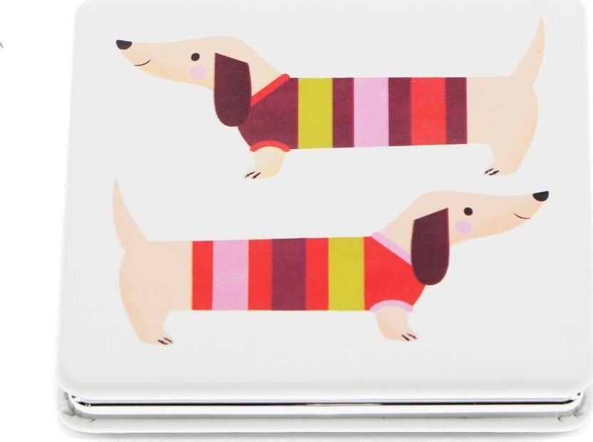 Kosmetické zvětšovací zrcadlo 7x7 cm Sausage Dog – Rex London
