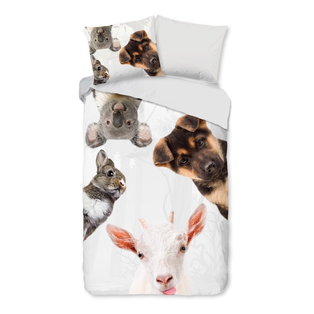 Bavlněné dětské povlečení na jednolůžko/prodloužené 140x220 cm Semmie – Good Morning