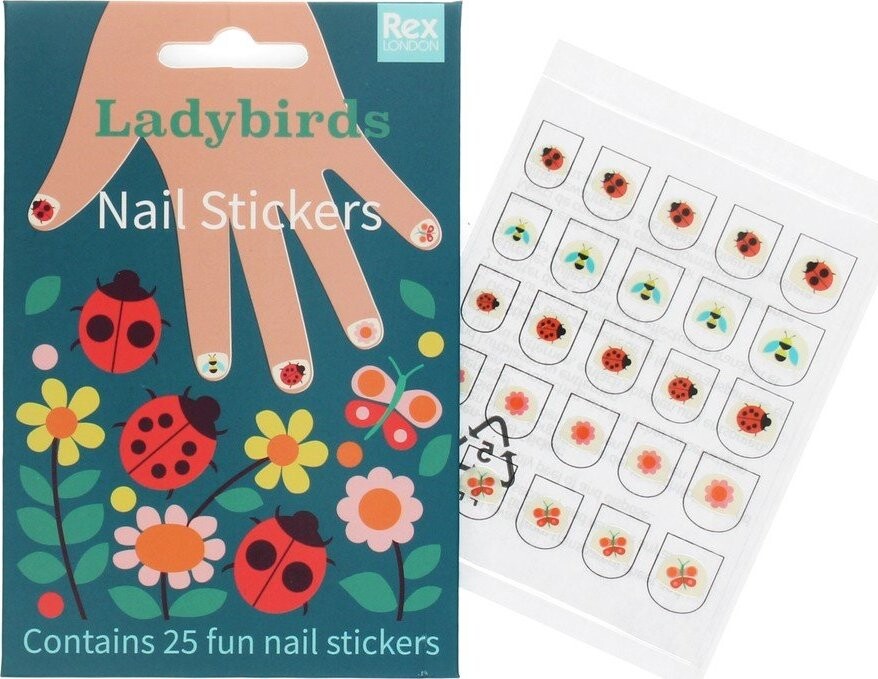 Kreativní sada Ladybird – Nail stickers – Rex London