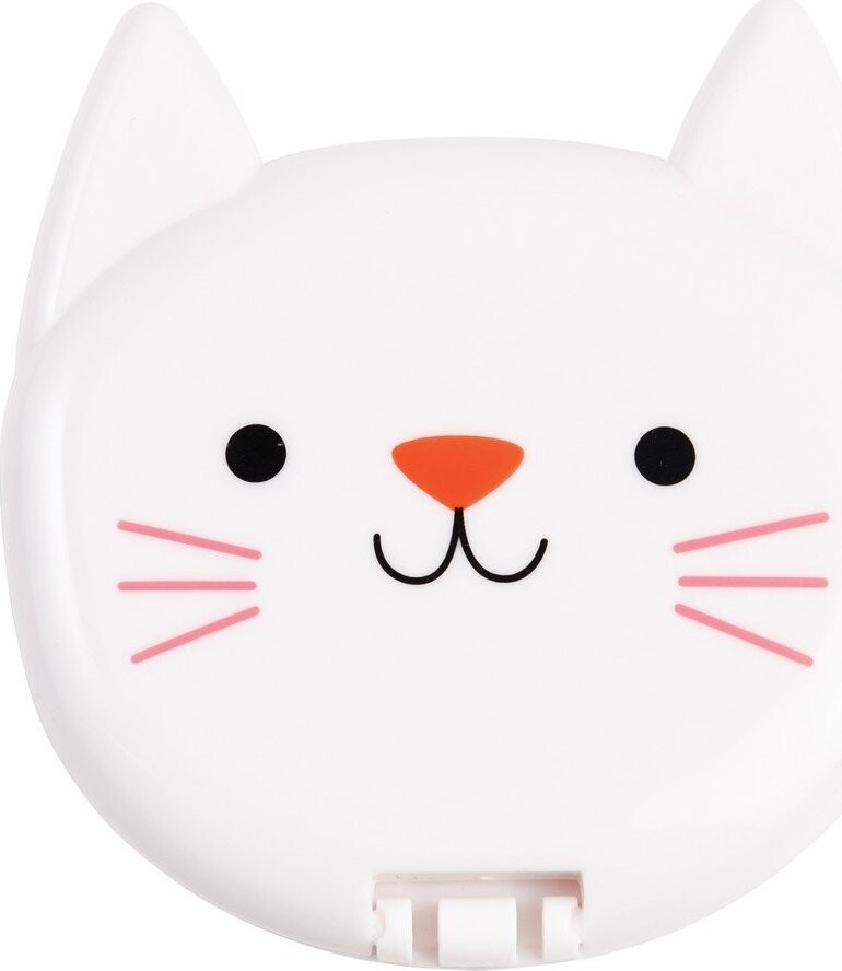 Kosmetické zvětšovací zrcadlo 7,5x8 cm Cookie the Cat – Rex London