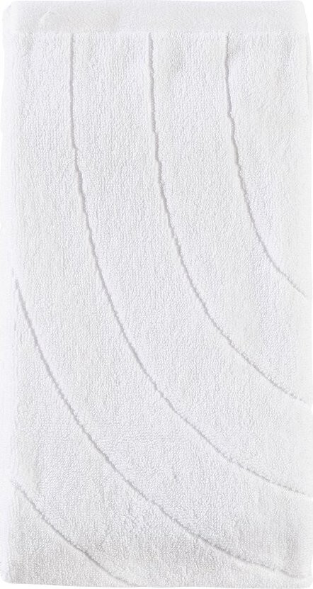 Bílý froté bavlněný ručník 50x100 cm Time – Zone