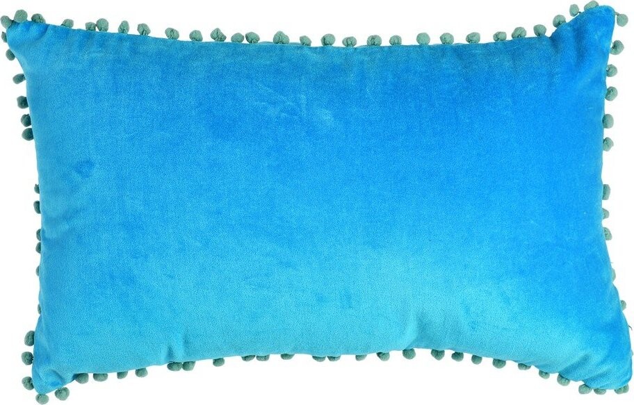 Sametový dekorační polštář 33x50 cm Pom Pom – Rex London
