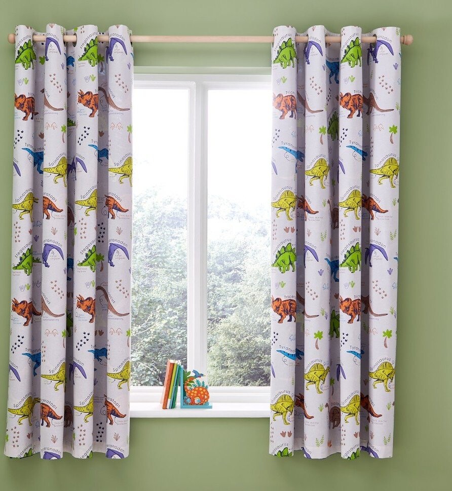 Dětský závěs 2 ks 168x183 cm Prehistoric Dinosaurs – Catherine Lansfield