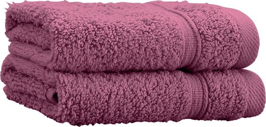Tmavě růžové froté bavlněné ručníky v sadě 2 ks 30x30 cm Zero Twist – Catherine Lansfield