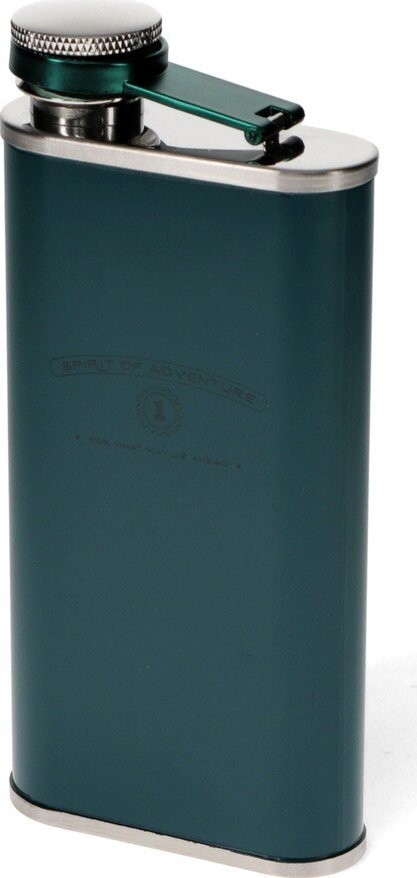 Zelenomodrá nerezová placatka 250 ml Spirit of Adventure – Rex London