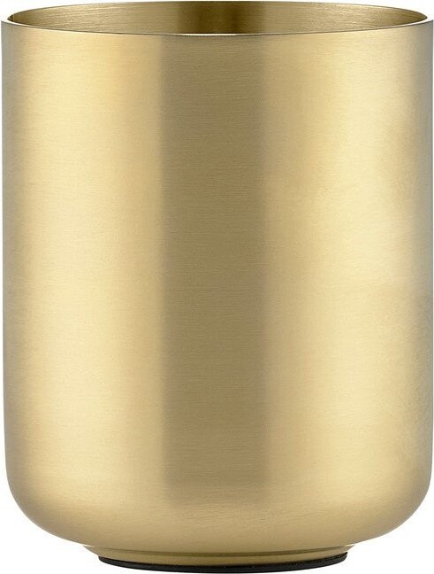 Kelímek na zubní kartáčky z nerezové oceli v mosazné barvě Ume Brass – Zone