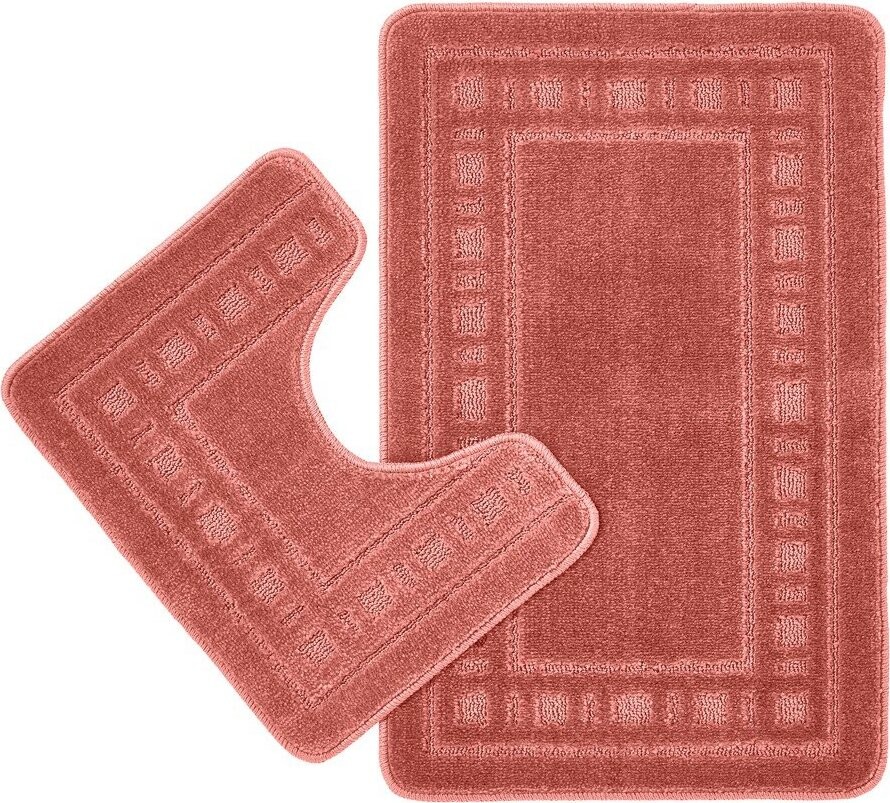 WC koupelnové předložky v sadě 2 ks v terakotové barvě 50x80 cm Armoni – Catherine Lansfield