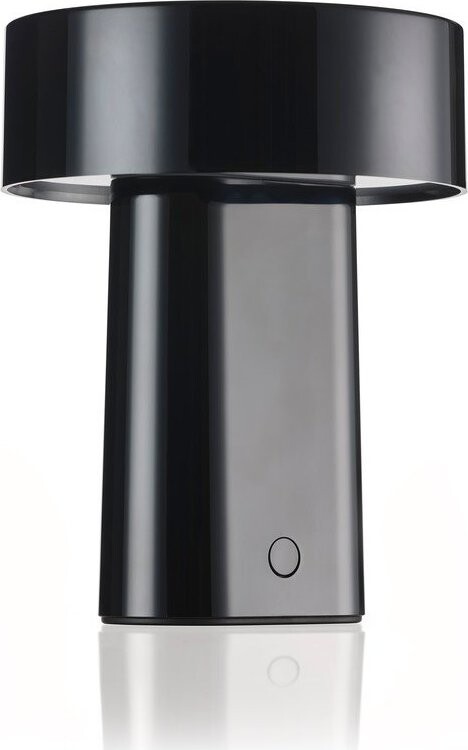 Černá plastová LED stolní lampa (výška 18 cm) Oblong – Zone