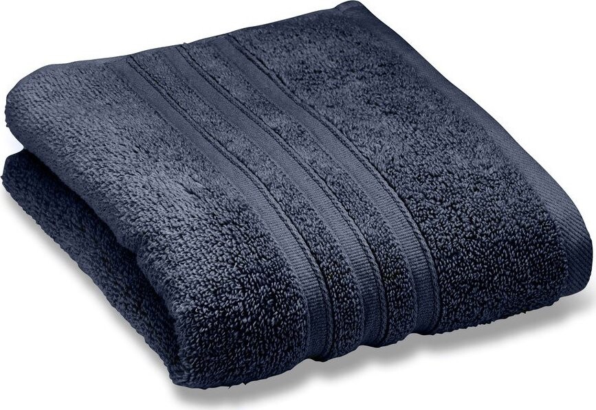 Tmavě modrá froté bavlněná osuška 70x120 cm Zero Twist – Catherine Lansfield
