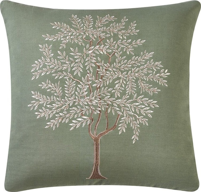 Bavlněný dekorační polštář 45x45 cm Woodland Trees Embroidered – Catherine Lansfield
