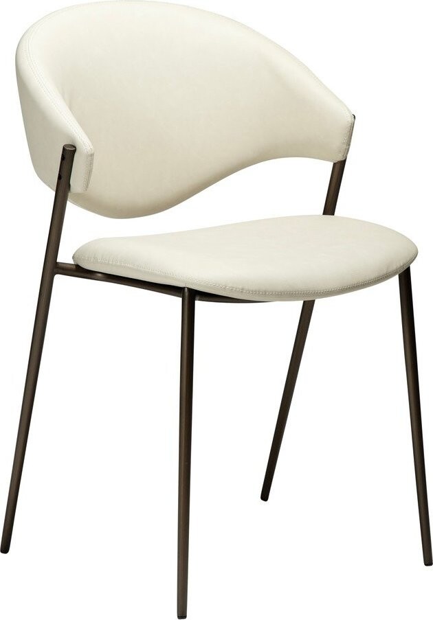 Slonovinová jídelní židle z imitace kůže Zone – DAN-FORM Denmark