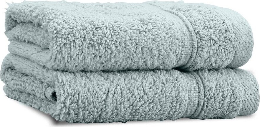 Šedozelené froté bavlněné ručníky v sadě 2 ks 30x30 cm Zero Twist – Catherine Lansfield