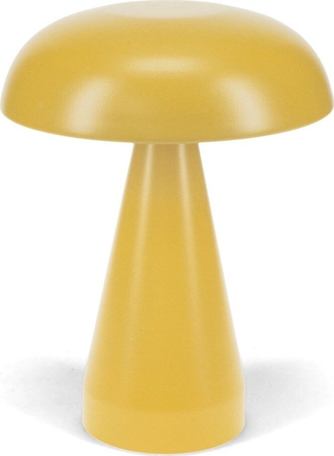 LED stmívatelná stolní lampa v hořčicové barvě (výška 20 cm) Mushroom – Rex London